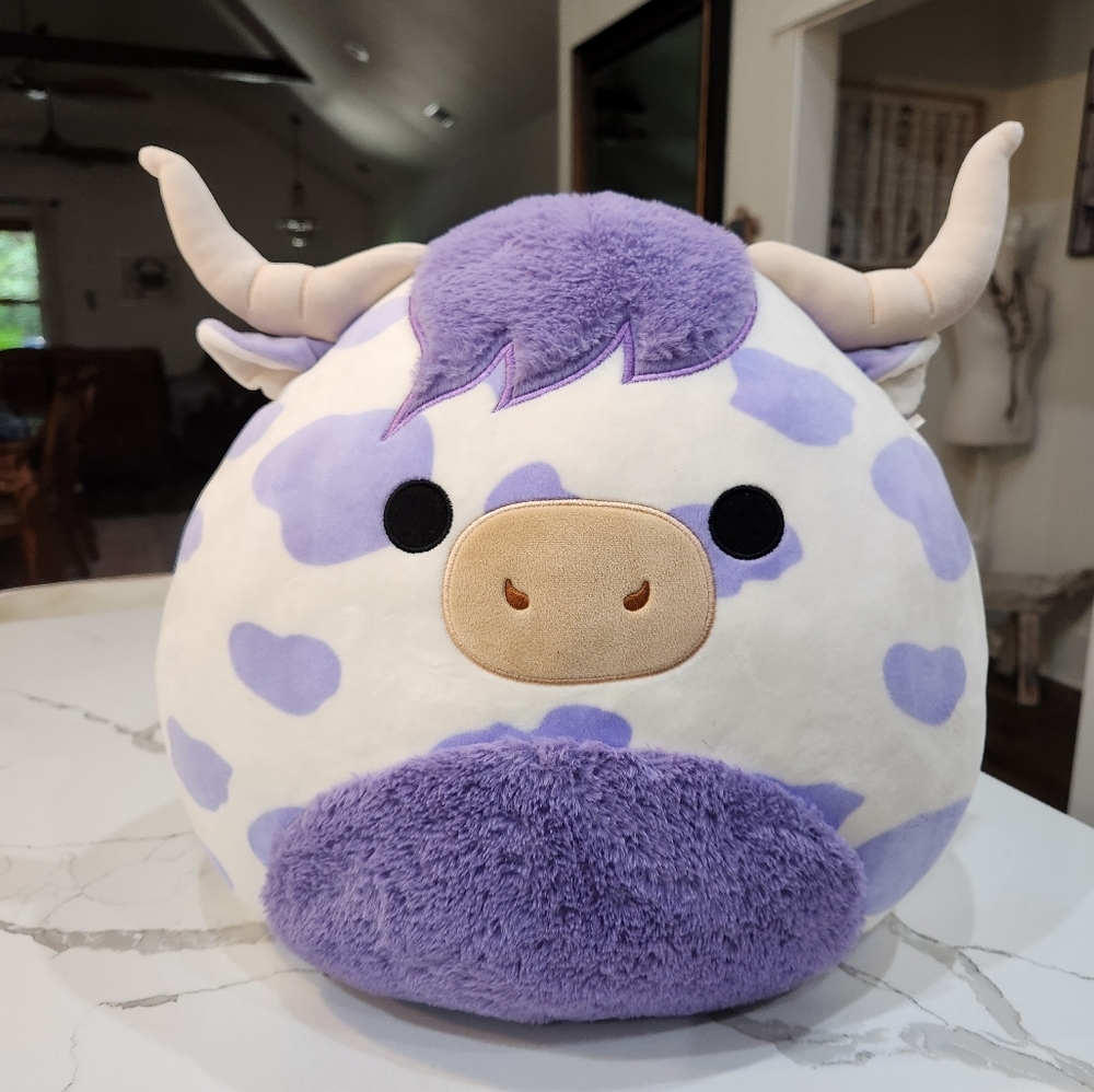 Squishmallows 16” Conway the Purple Spotted Cow